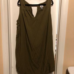OLD NAVY v neck sleeveless shirt dress. 3x